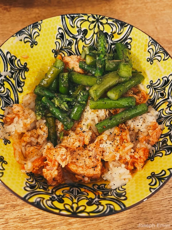 Recipe: Tuna, rice and asparagus - Quick and tasty